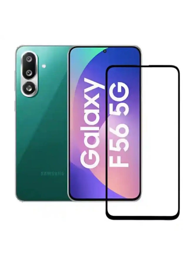 Screen Protector For Samsung  Galaxy F56 , 5D Tempered Glass Protector 9H Hardness, Bubble Free, HD Clear Samsung Galaxy F56 Screen Protector